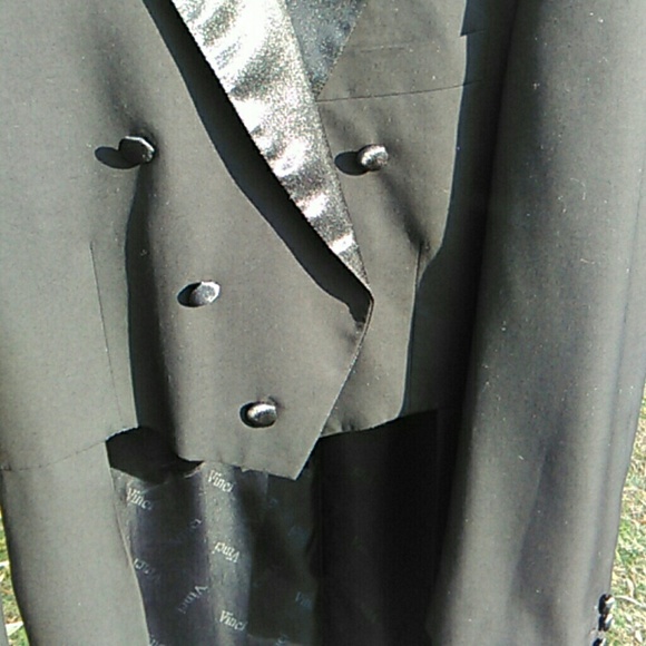 Black tuxedo tailcoat - Picture 3 of 8